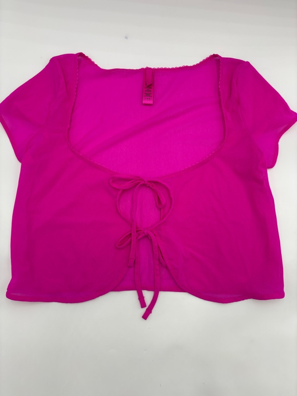 SKIMS Summer Mesh Super Cropped Top